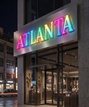 Full-color diamond illuminated letters